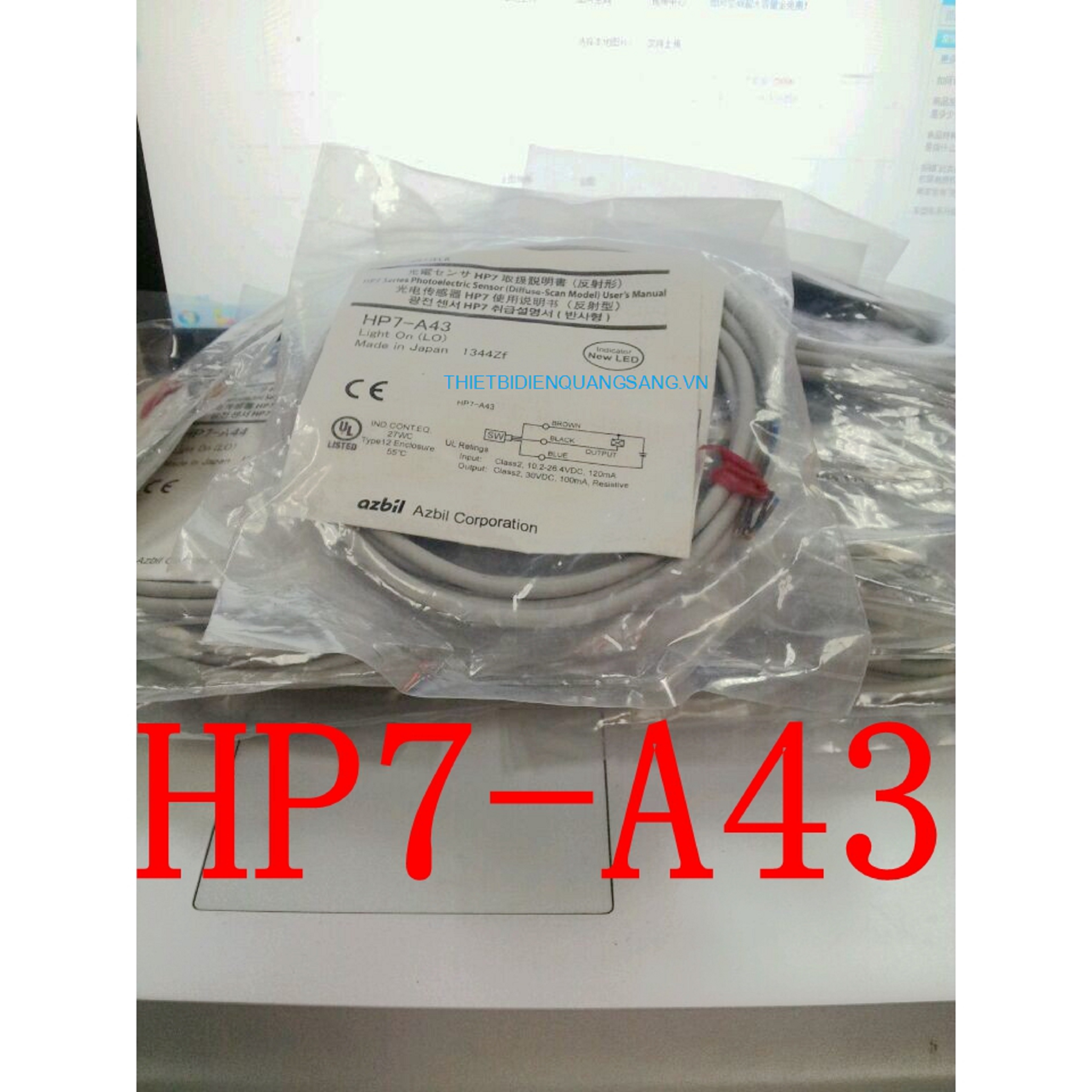 CẢM BIẾN QUANG ĐIỆN AZBIL HP7-A43